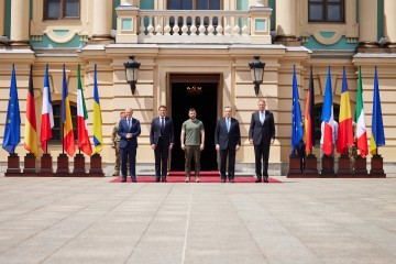 Зустріч Президента України з президентами Франції та Румунії, а також головами урядів Німеччини та Італії