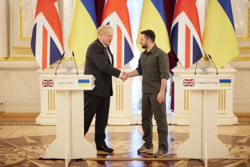 President of Ukraine met with the Prime Minister of the United Kingdom in Kyiv for the second time during a full-scale war