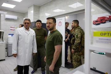 Head of state visited ambulance hospital in Mykolaiv