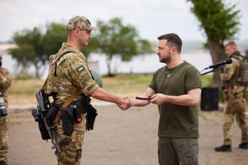 President visited the bases of the National Guard in the Odesa region