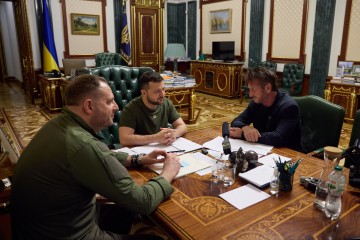 Volodymyr Zelenskyy met with American actor and director Sean Penn