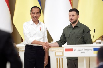 President held talks with the President of Indonesia who is visiting Kyiv