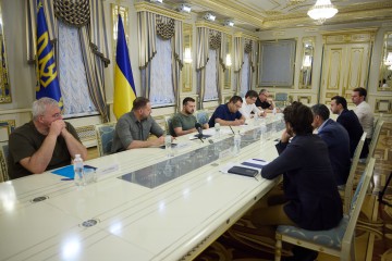 President met with Anders Fogh Rasmussen who is co-chairman of the Group on International Security Guarantees for Ukraine
