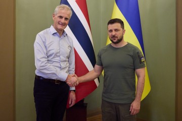 Глава держави зустрівся з Прем’єр-міністром Норвегії в Києві 