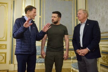 Президент зустрівся із сенаторами США Ліндсі Гремом і Річардом Блюменталем