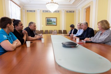 Ігор Жовква провів зустріч з Верховним комісаром ООН у справах біженців