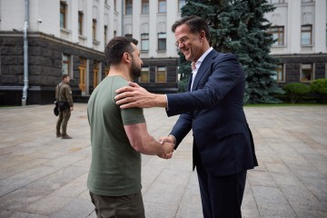 Зустріч Президента України з Прем’єр-міністром Нідерландів у Києві