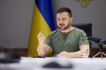Володимир Зеленський: Сьогодні замало просто співчувати Україні, потрібно допомагати справами й словом, особливо протидіючи пропаганді РФ у країнах Азії та Африки 