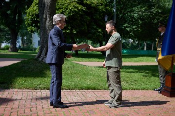 Head of state receives credentials from ambassadors of Kyrgyzstan, Romania, Belgium, Spain