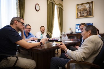A meeting was held in the President's Office with the chief prosecutor in the case of Slobodan Milošević, at which the establishment of a Special Tribunal for the crime of aggression against Ukraine was discussed