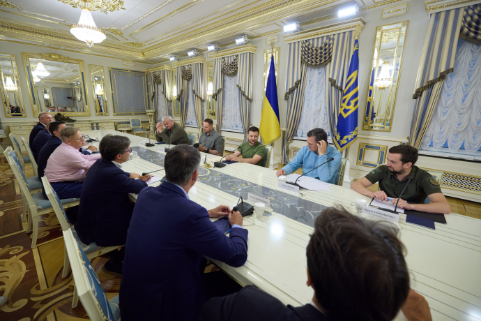 In the presence of the President, a Memorandum was signed with ...