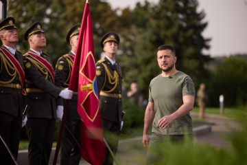 Участь Президента в урочистостях з нагоди Дня Державного прапора України