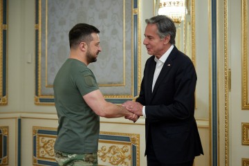 Зустріч Президента України з Державним секретарем США 