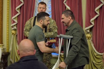 Вручення Президентом України державних нагород представникам ЗМІ