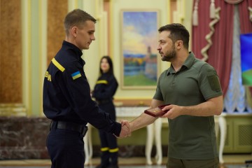 Участь Президента у заходах до Дня рятівника