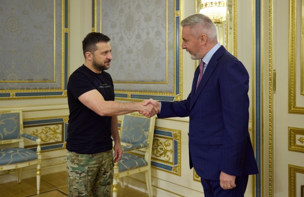 Володимир Зеленський зустрівся з міністром оборони Італії