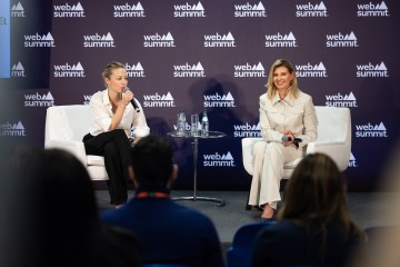 Olena Zelenska met with the President of Portugal and visited the national pavilion of Ukraine at the Web Summit in Lisbon
