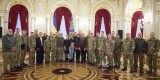 У День Гідності та Свободи і День Десантно-штурмових військ України Президент Володимир Зеленський вручив високі нагороди військовослужбовцям і цивільним громадянам, 21 листопада 2022 року.