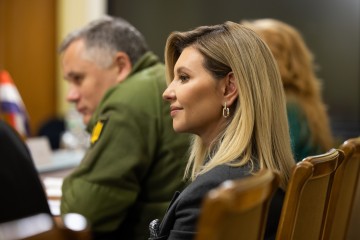 Olena Zelenska and Ihor Zhovkva met with a delegation of women – leaders of the EU countries
