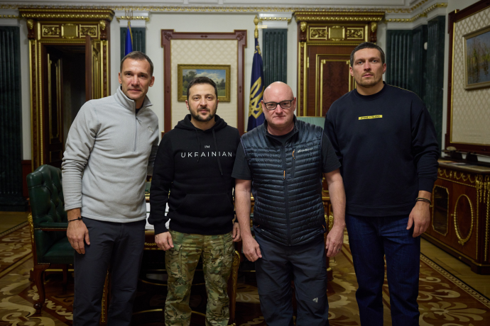 Volodymyr Zelenskyy and United24 ambassadors discussed further steps to  support Ukraine, in particular fundraising for generators for hospitals —  Official website of the President of Ukraine