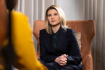 Olena Zelenska tells British broadcaster Sky News about mass war crimes perpetrated by Russians against Ukrainians