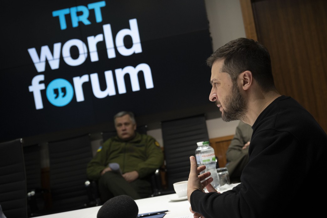 Guaranteeing the security of the Mykolaiv region and its ports will be the next step towards ensuring global food security - address by the President of Ukraine to the participants of the TRT World Forum 2022 in Istanbul