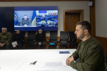 The people of Ukraine and President Volodymyr Zelenskyy became laureates of the Sakharov Prize