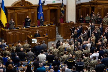 Участь Президента у засіданні Верховної Ради з нагоди оголошення щорічного Послання до парламенту про внутрішнє і зовнішнє становище України