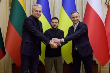 Робоча поїздка Президента України на Львівщину та зустріч із президентами Польщі та Литви