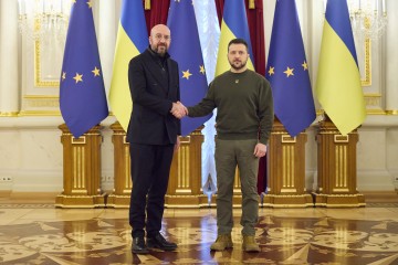 The scale of our cooperation is a new history for both Ukraine and the European Union - Volodymyr Zelenskyy following the meeting with Charles Michel in Kyiv 