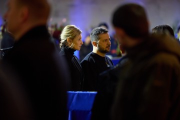 Участь Президента і першої леді у церемонії прощання з очільником та працівниками МВС