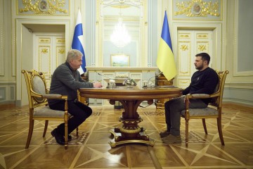 I am grateful to Finland for understanding that we need to remain resilient and move together towards victory in this war - Volodymyr Zelenskyy following the meeting with Sauli Niinistö in Kyiv
