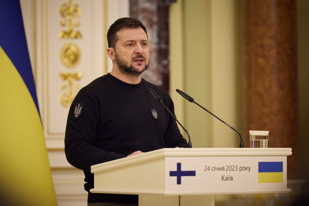 Prezydent Volodymyr Zelenskyy wyraził przekonanie, że Białoruś nie chce przyłącz...