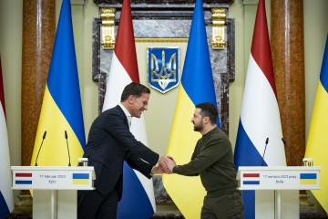 Володимир Зеленський провів зустріч із Марком Рютте в Києві