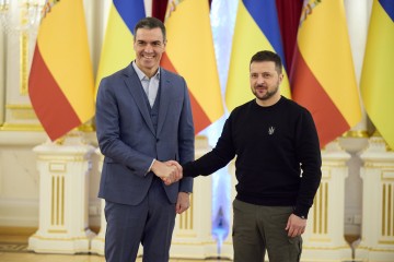 Початок переговорів про вступ України до ЄС може стати історичним здобутком головування Іспанії в Раді Євросоюзу – Володимир Зеленський за результатами зустрічі з Педро Санчесом у Києві
