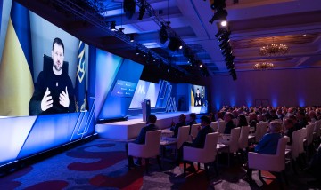 Закликаю приходити в Україну вже зараз, щоб після перемоги ваша сумлінна праця дала результат – виступ Президента на весняному засіданні ради директорів Національної асоціації виробників США