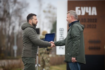 Участь Президента у заходах з нагоди звільнення територій України від російських загарбників
