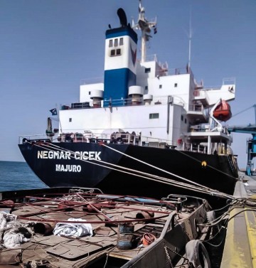 Судно з українським зерном прибуло до Ємену в межах гуманітарної продовольчої програми Президента Володимира Зеленського Grain from Ukraine