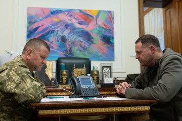 Andriy Yermak and Valerii Zaluzhny had a phone call with Jake Sullivan and Mark Milley