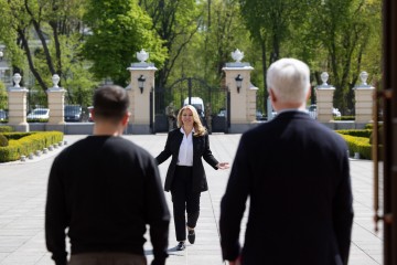 Зустріч Глави держави з президентами Чехії та Словаччини у Києві 