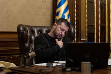 Volodymyr Zelenskyy holds phone talk with President of European Council