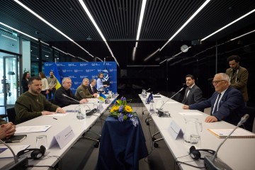 Volodymyr Zelenskyy met with the President of the International Criminal Court and the ICC Registrar in The Hague