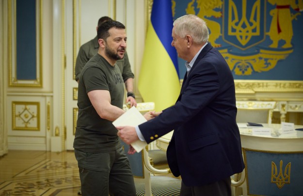 Володимир Зеленський зустрівся із сенатором США Ліндсі Гремом 