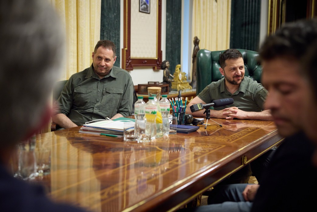 President of Ukraine met with actor Misha Collins who became UNITED24