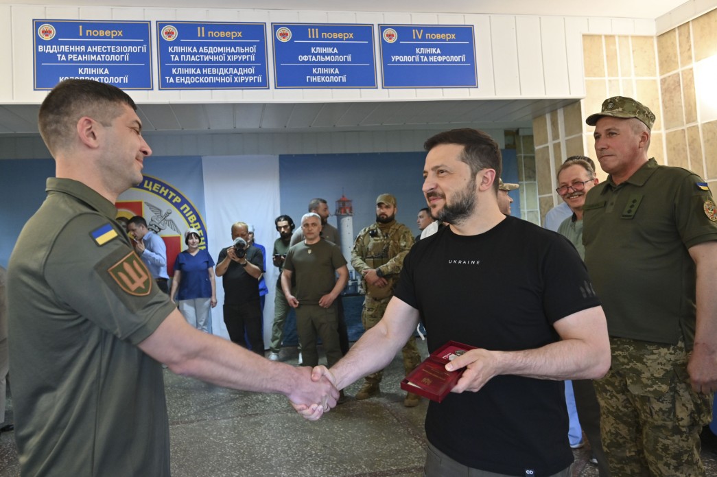 All'interno del viaggio di lavoro nella regione di Odessa, il presidente dell'Uc...