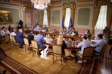Спілкування Президента України з представниками ЗМІ з нагоди Дня журналіста