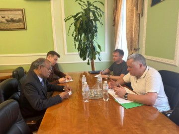 Ihor Zhovkva met with the Ambassador of India to Ukraine