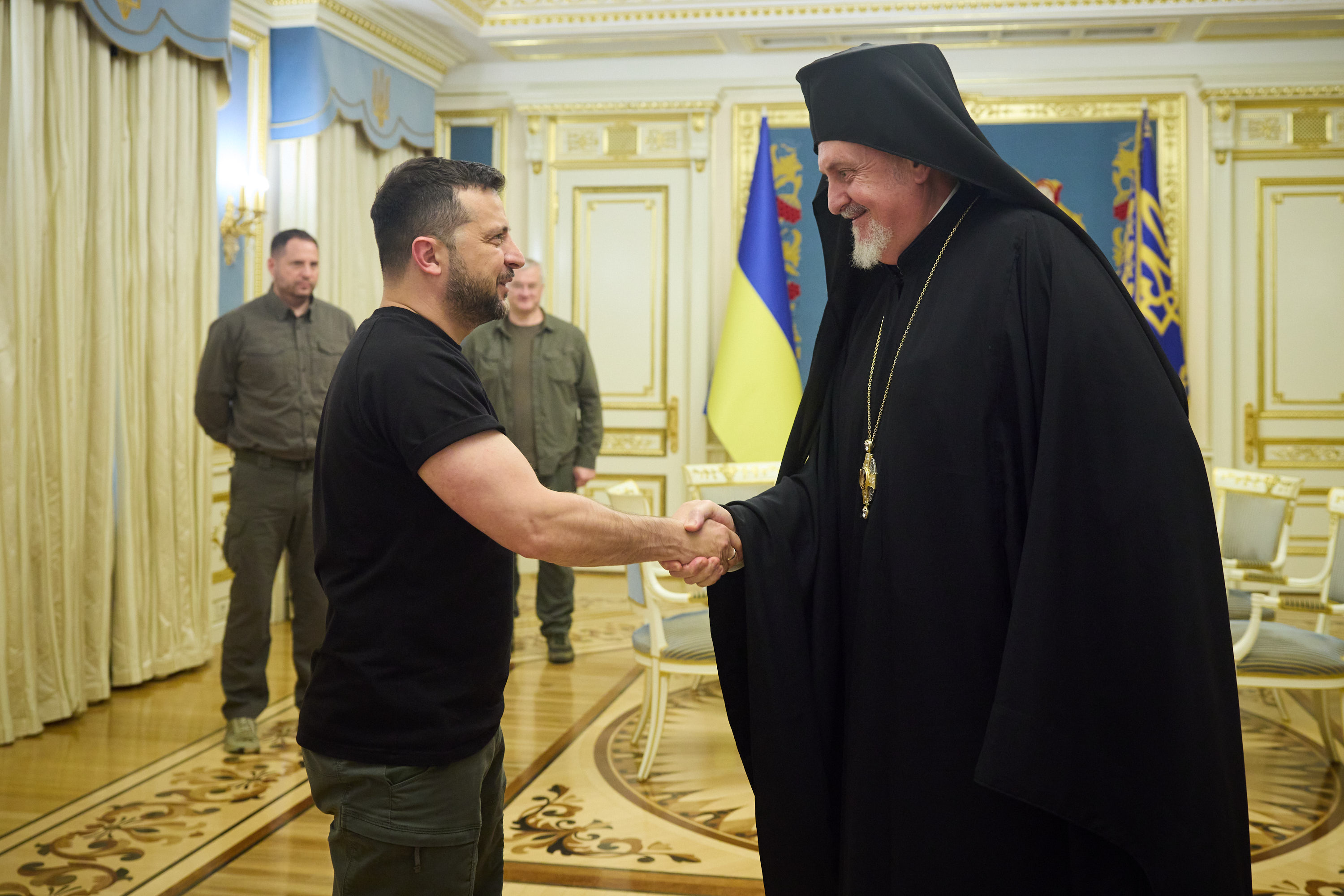 Volodymyr Zelenskyy met with a representative of the Ecumenical ...