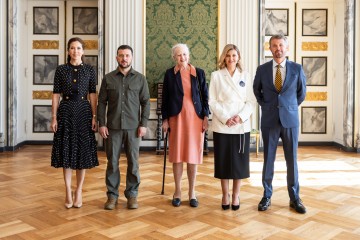 Президент і перша леді України зустрілися з Королевою Данії Маргрете ІІ