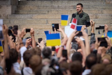 Своєю перемогою та співпрацею ми доведемо, що люди мають значення, свобода та Європа мають значення – виступ Володимира Зеленського перед представниками громадськості України та Данії